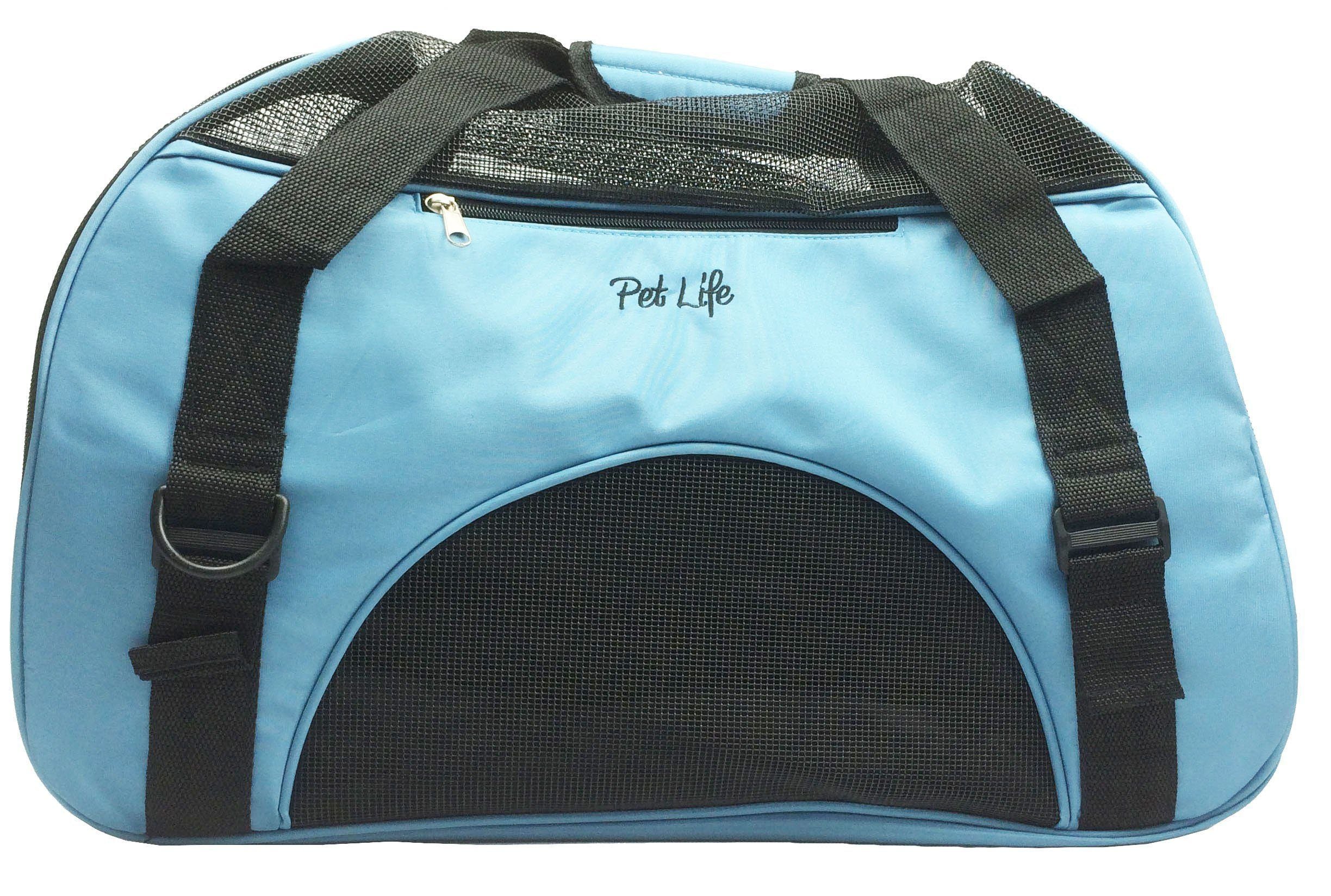 Pet Life Altitude Force Airline Approved Sporty Zippered Folding Fashion Pet Dog Carrier