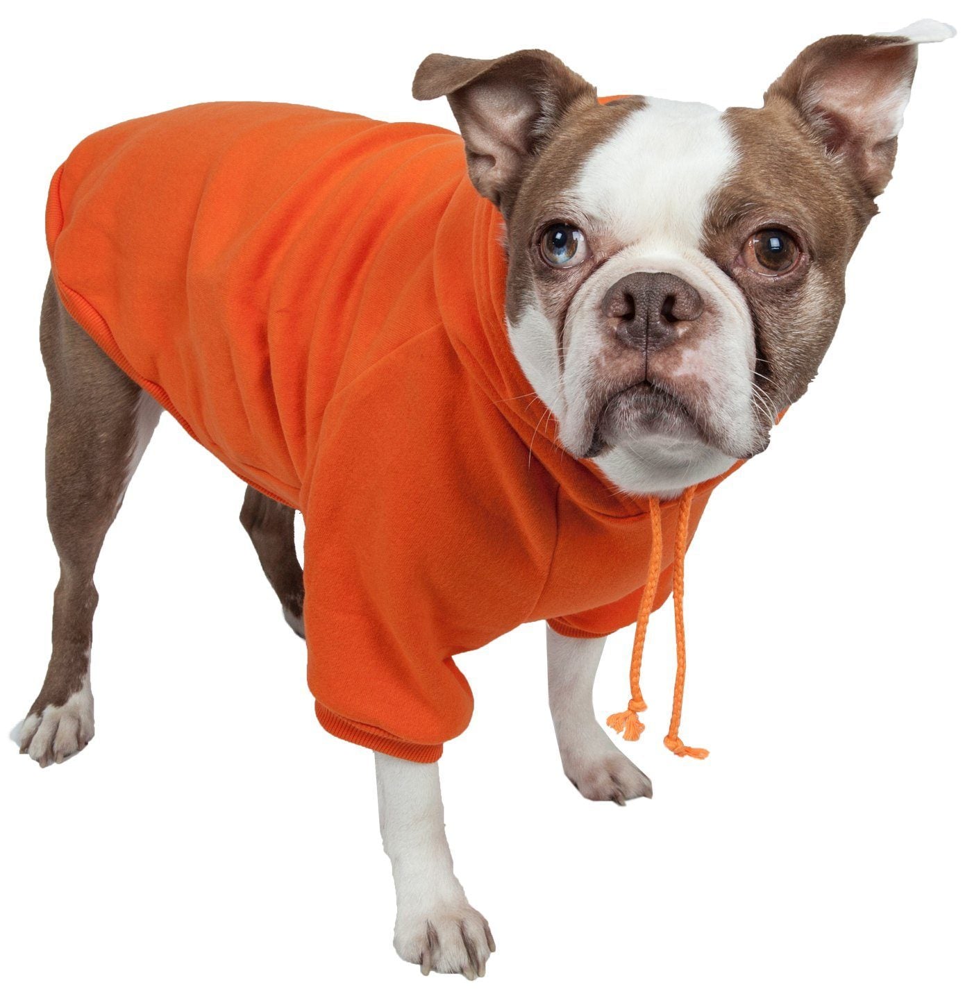 Pet Life American Classic Fashion Plush Cotton Hooded Dog Sweater
