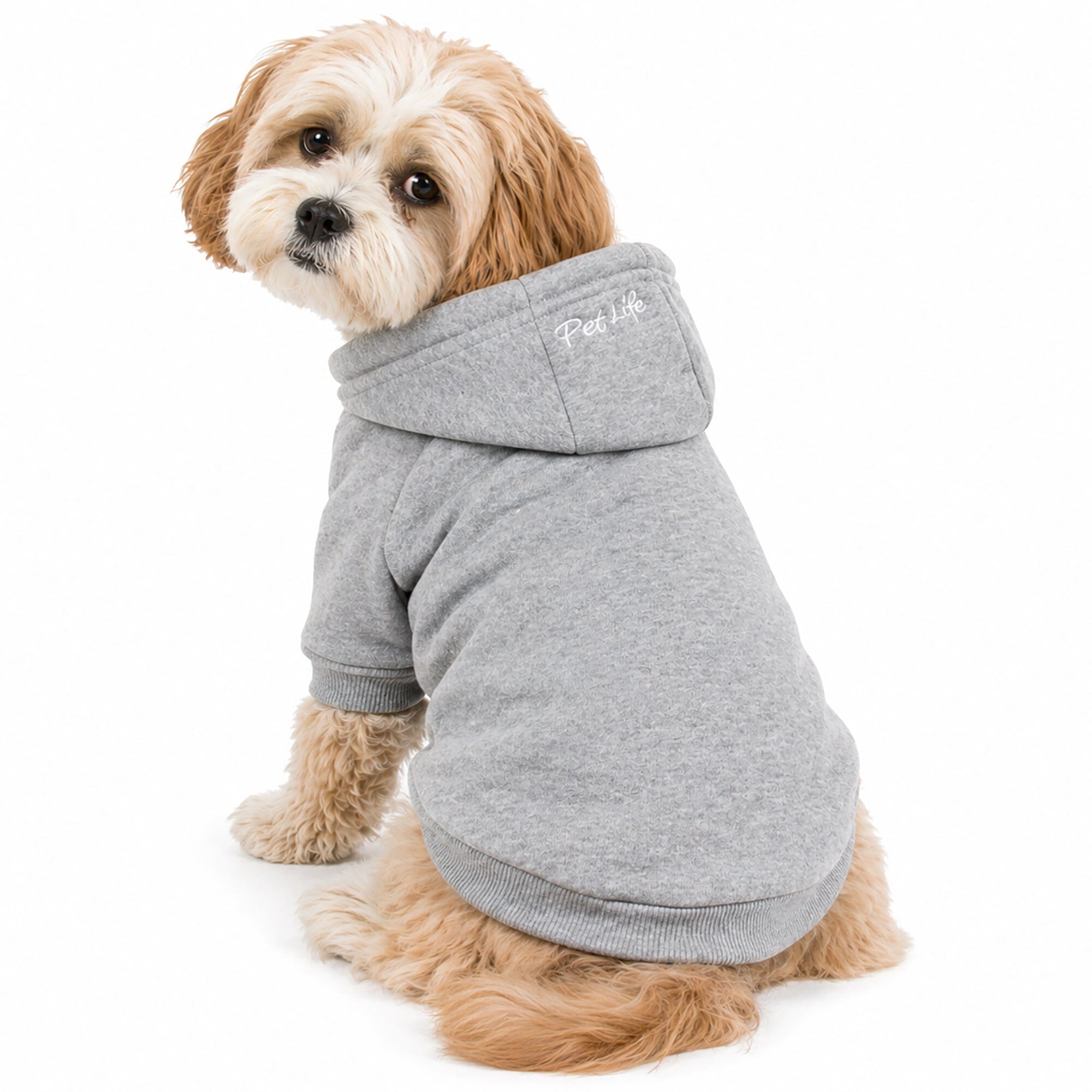 Pet Life American Classic Fashion Plush Cotton Hooded Dog Sweater | HT Animal Supply