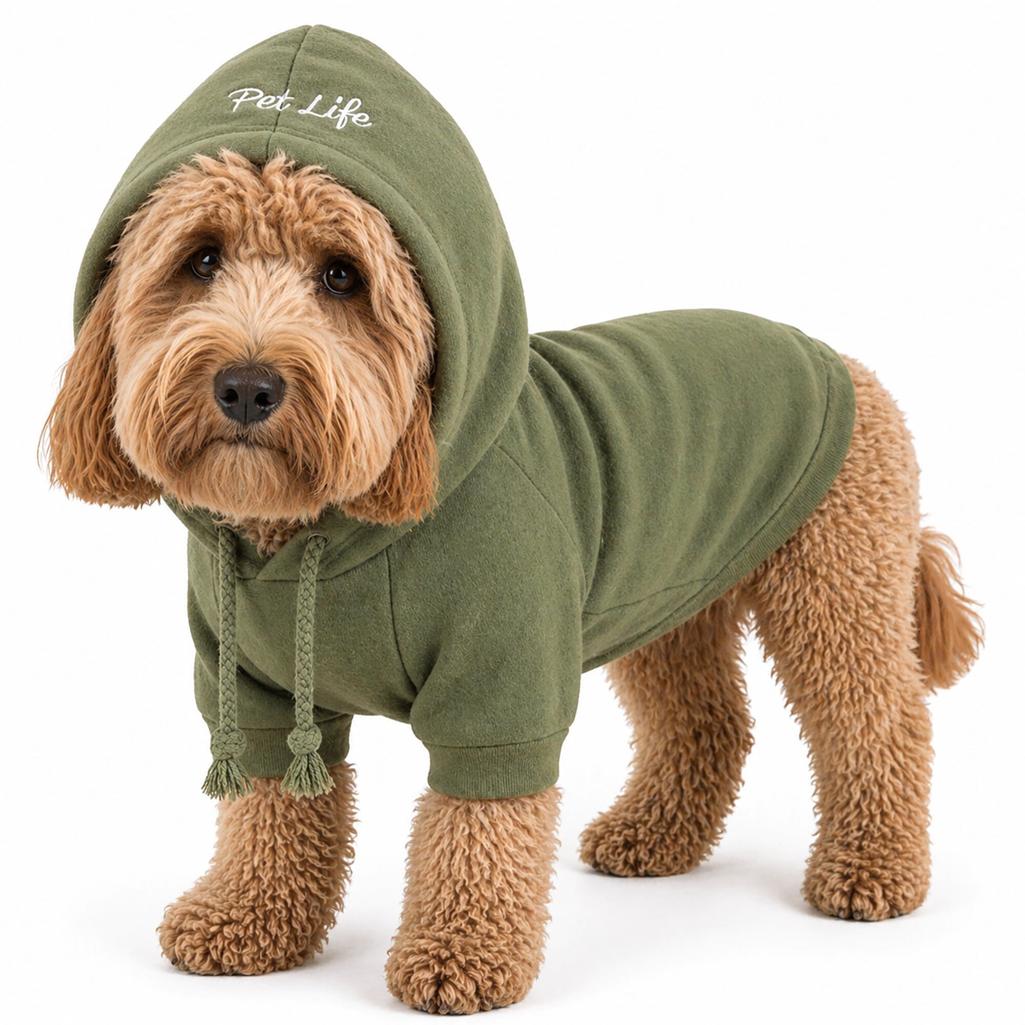 Pet Life American Classic Fashion Plush Cotton Hooded Dog Sweater | HT Animal Supply