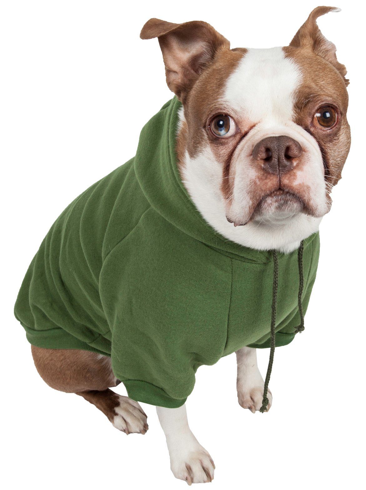 Pet Life American Classic Fashion Plush Cotton Hooded Dog Sweater