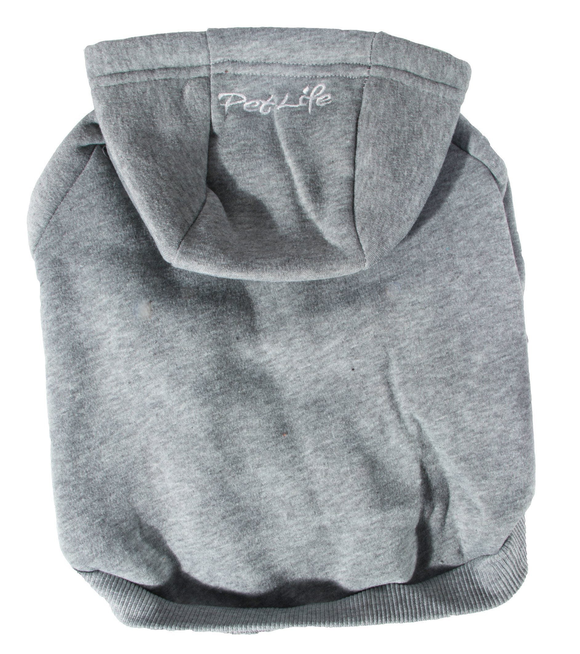 Pet Life American Classic Fashion Plush Cotton Hooded Dog Sweater