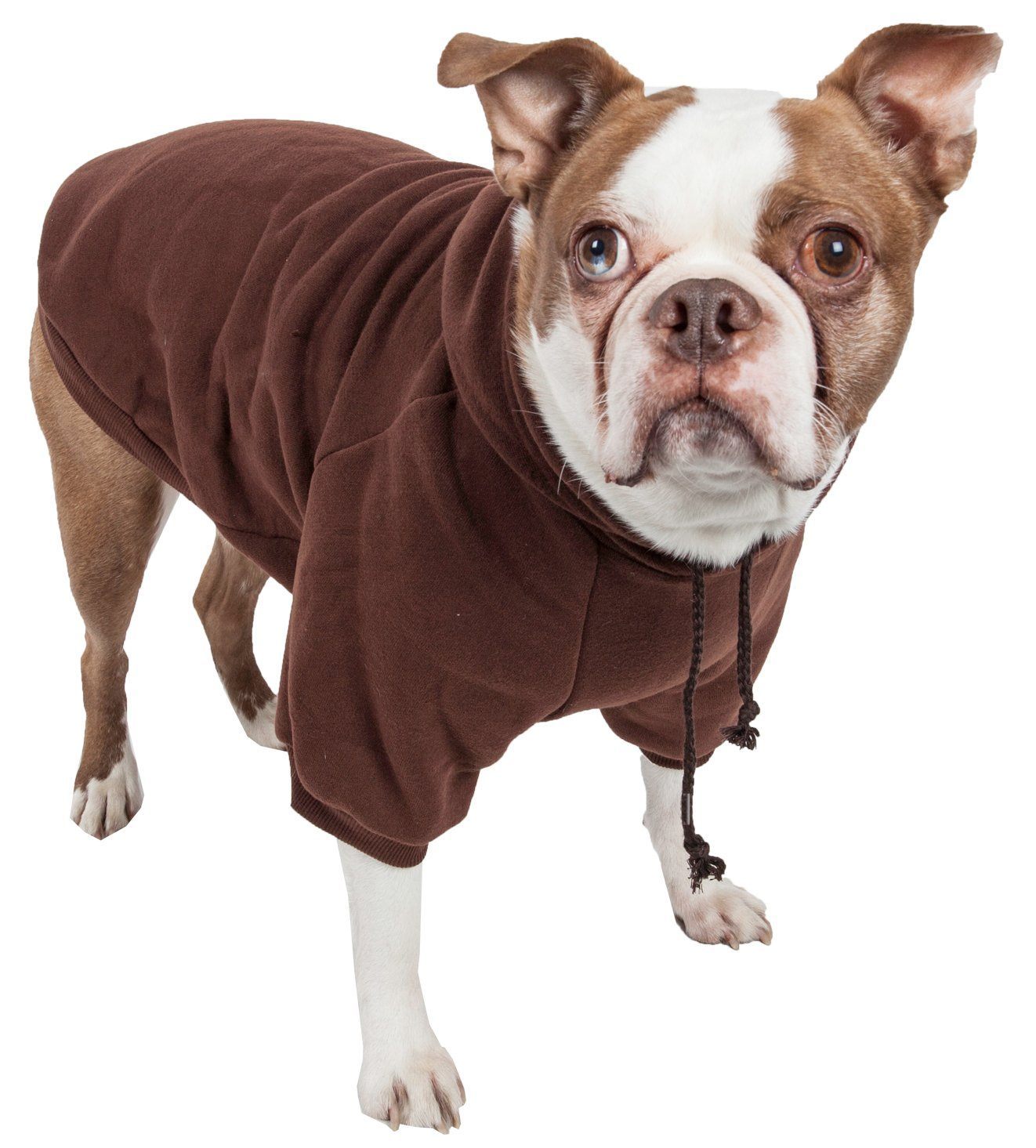 Pet Life American Classic Fashion Plush Cotton Hooded Dog Sweater
