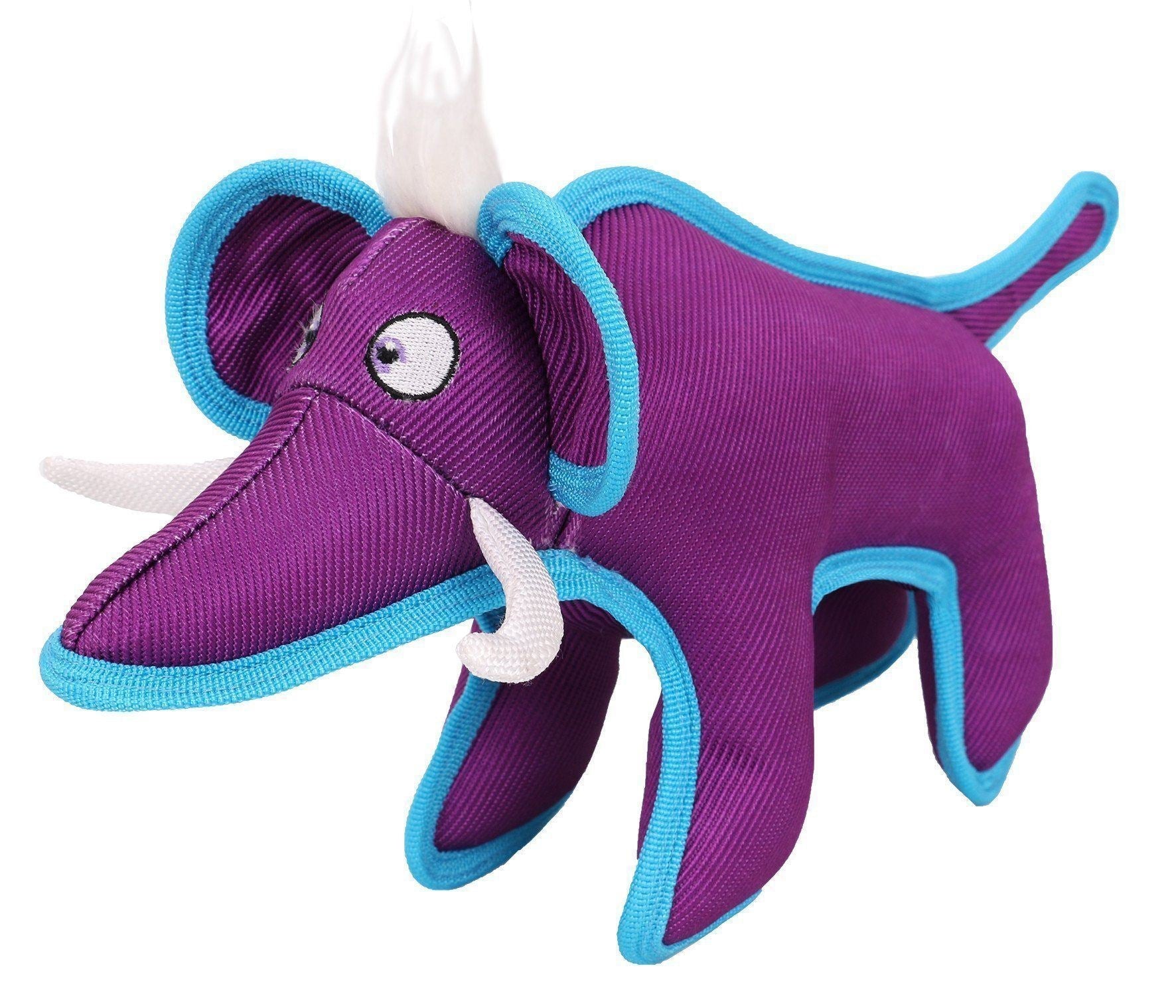 Pet Life Dura-Chew Plush Animal Nylon Squeaker Dog Toy