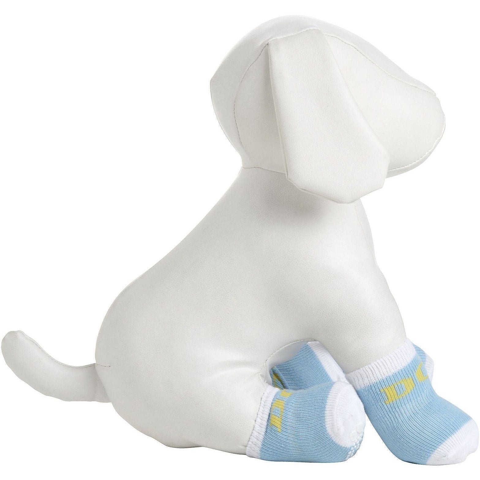 Pet Life Anti-Slip Rubberized Gripped Breathable Stretch Pet Dog Socks - Set of 4