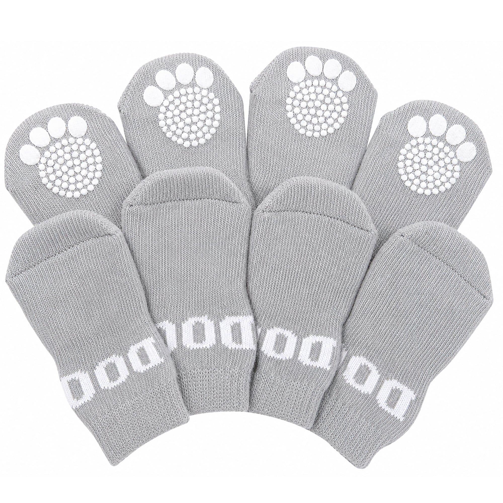Pet Life Anti-Slip Rubberized Gripped Breathable Stretch Pet Dog Socks - Set of 4 | HT Animal Supply