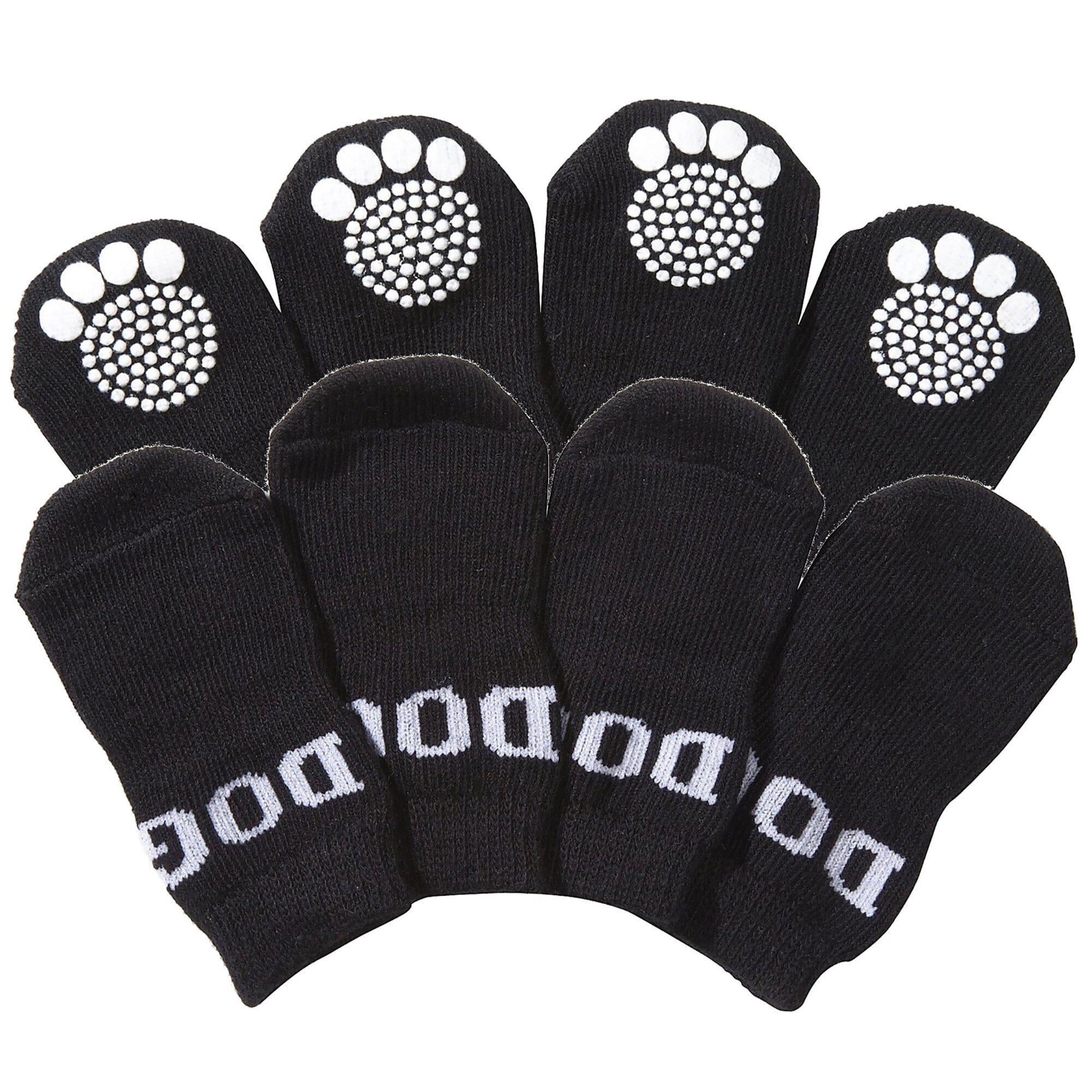 Pet Life Anti-Slip Rubberized Gripped Breathable Stretch Pet Dog Socks - Set of 4 | HT Animal Supply