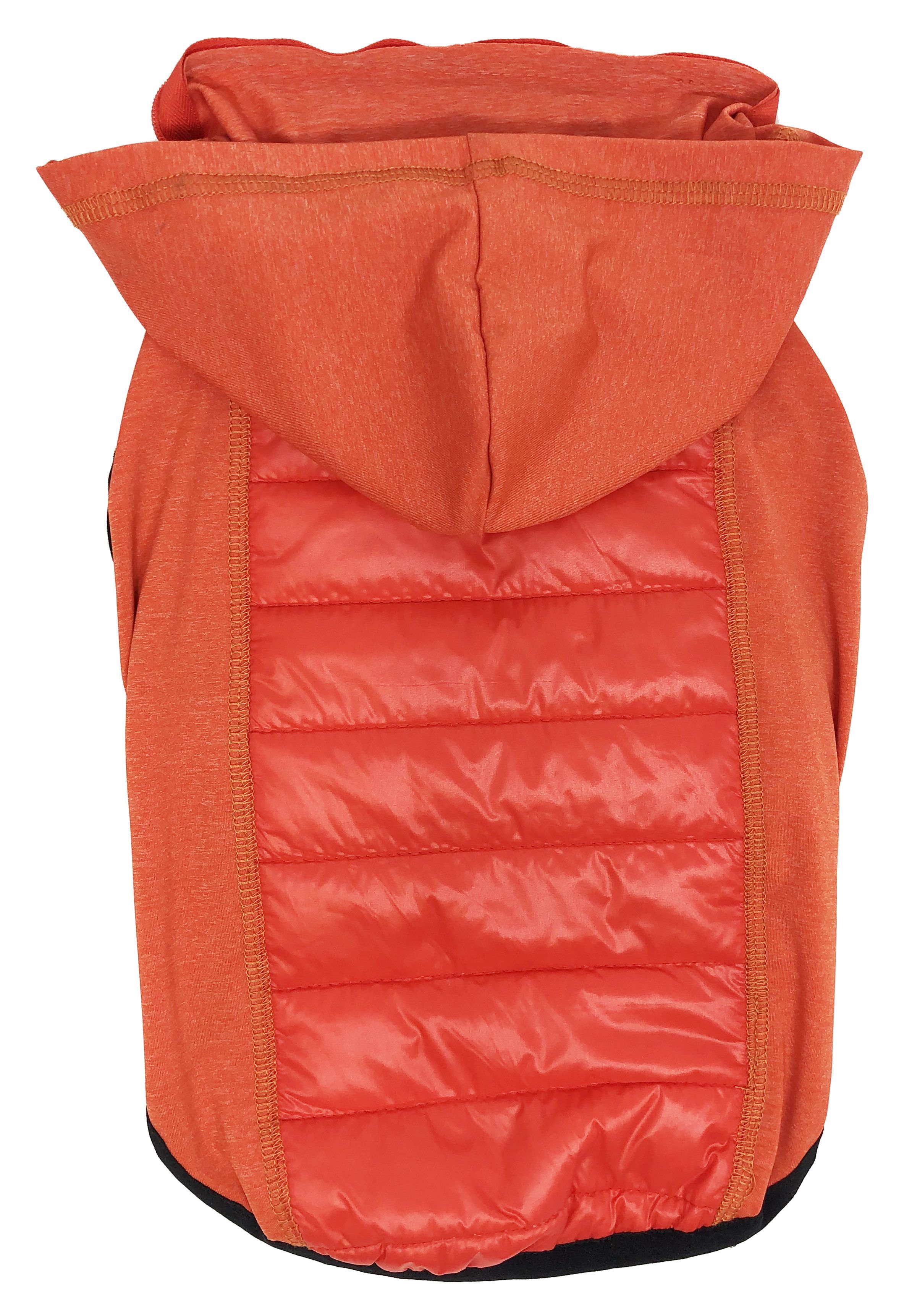 Pet Life Apex Lightweight Hybrid 4-Season Stretch and Quick-Dry Dog Coat w/ Pop out Hood