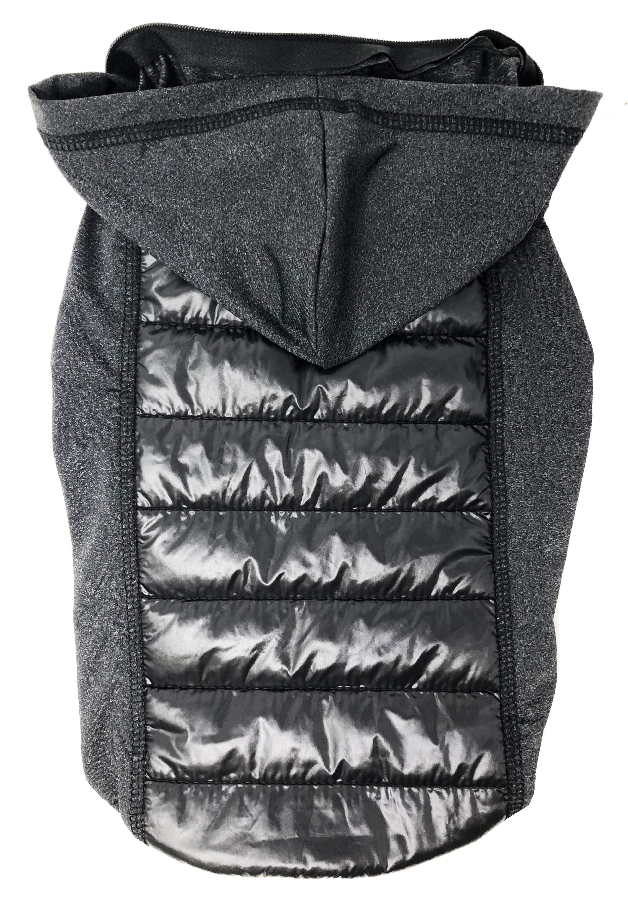 Pet Life Apex Lightweight Hybrid 4-Season Stretch and Quick-Dry Dog Coat w/ Pop out Hood