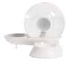 Pet Life Auto-Myst Snail Shaped 2-in-1 Automated Gravity Pet Filtered Water Dispenser and Food Bowl