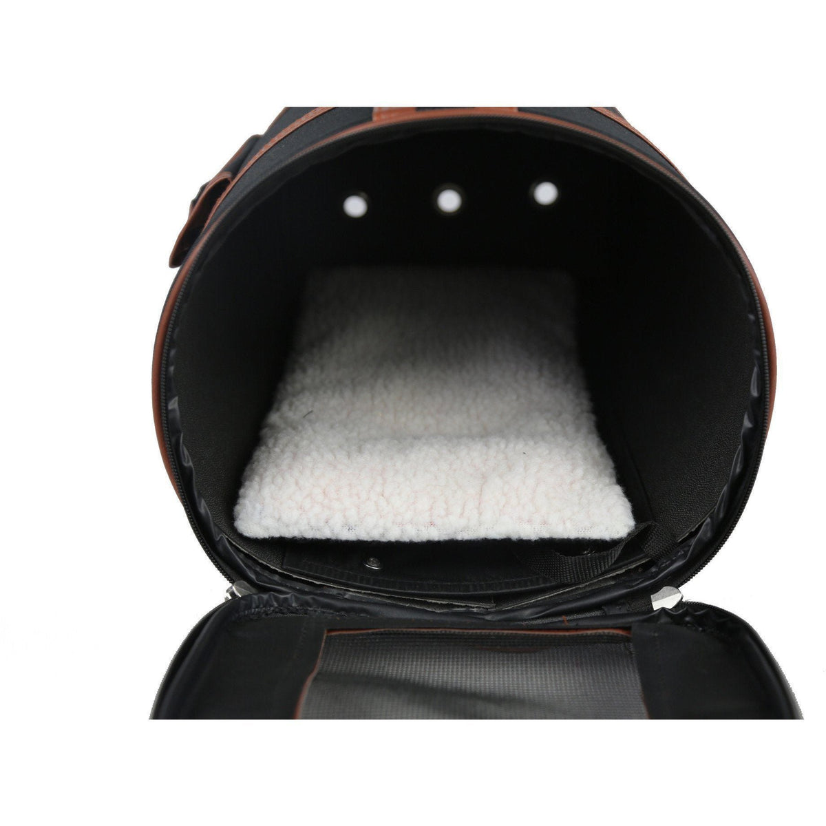 Pet Life Bark Avenue Cylindrical Airline Approved Fashion Designer Posh Pet Dog Carrier