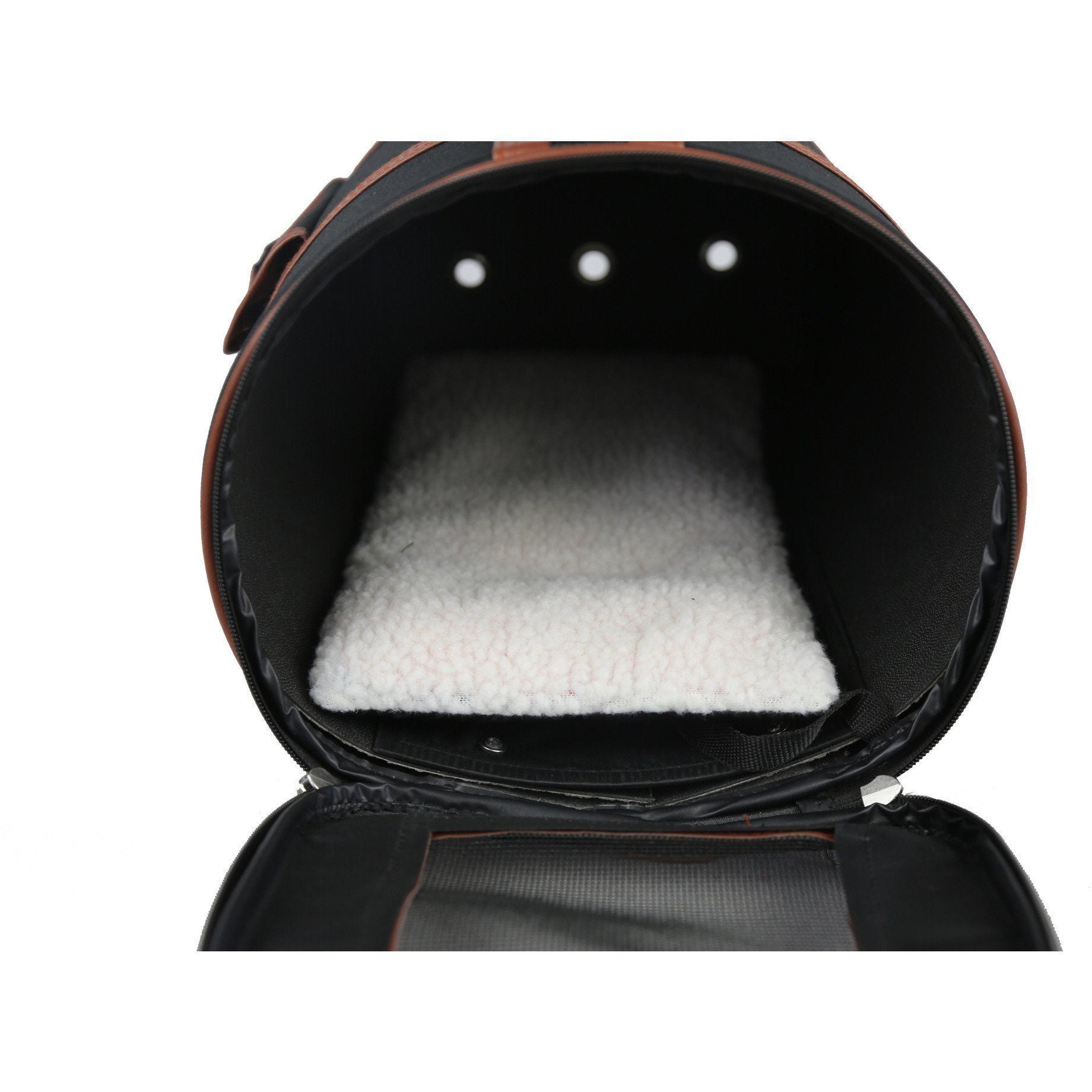 Pet Life Bark Avenue Cylindrical Airline Approved Fashion Designer Posh Pet Dog Carrier