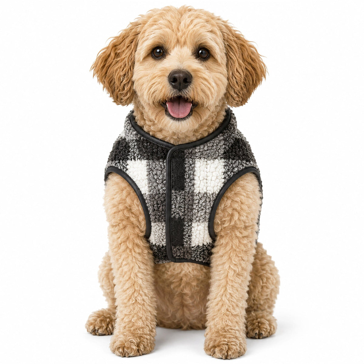 Pet Life Black Boxer Classical Fashion Insulated Plaid Dog Coat | HT Animal Supply