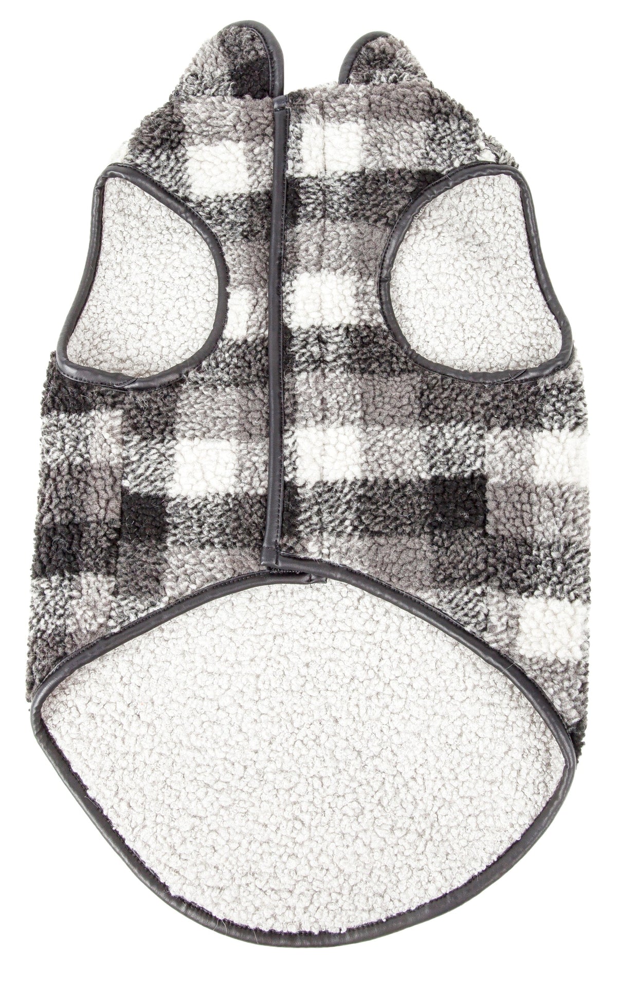Pet Life Black Boxer Classical Fashion Insulated Plaid Dog Coat | HT Animal Supply