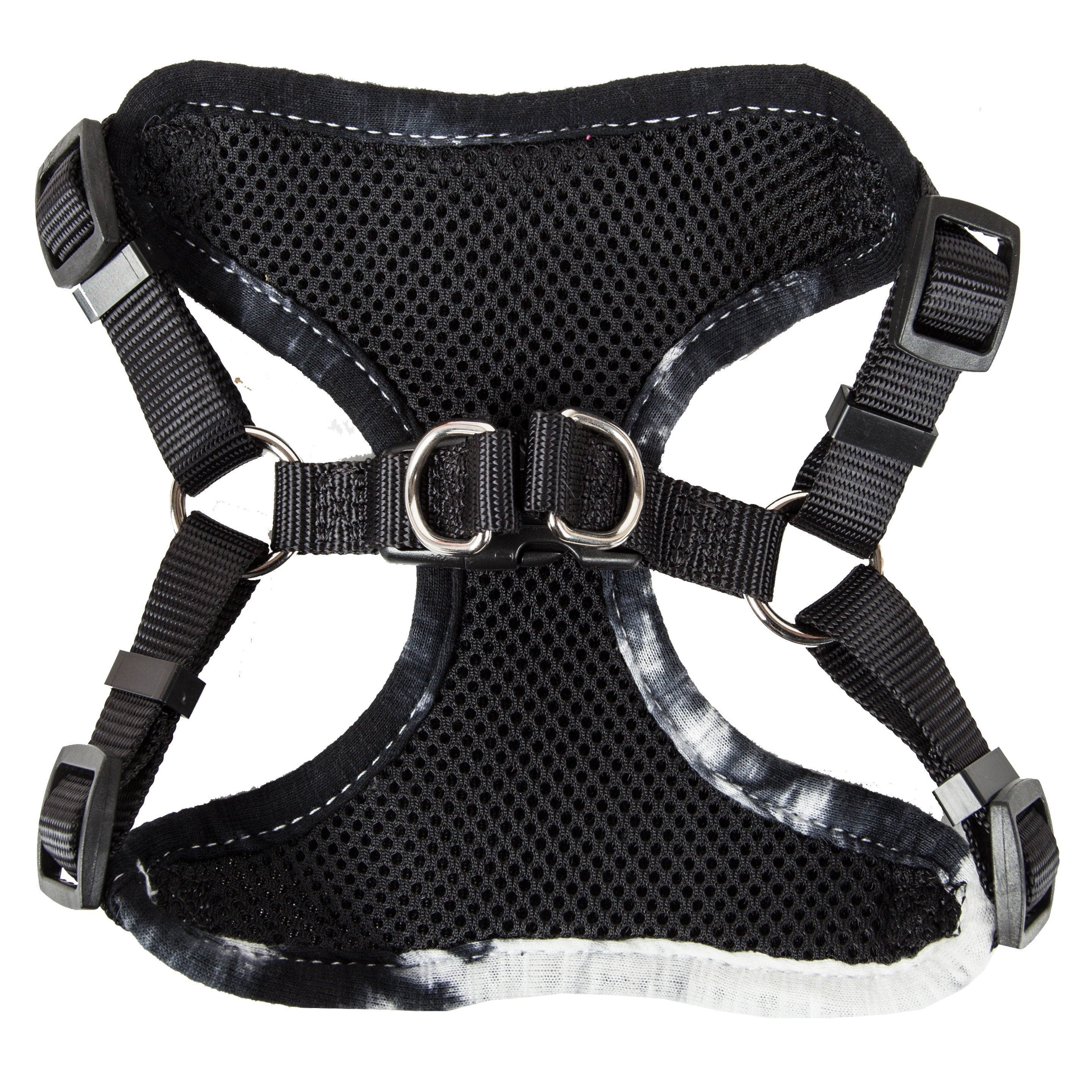 Pet Life Bonatied Mesh Reversed Adjustable Fashion Dog Harness W/ Designer Neck Tie