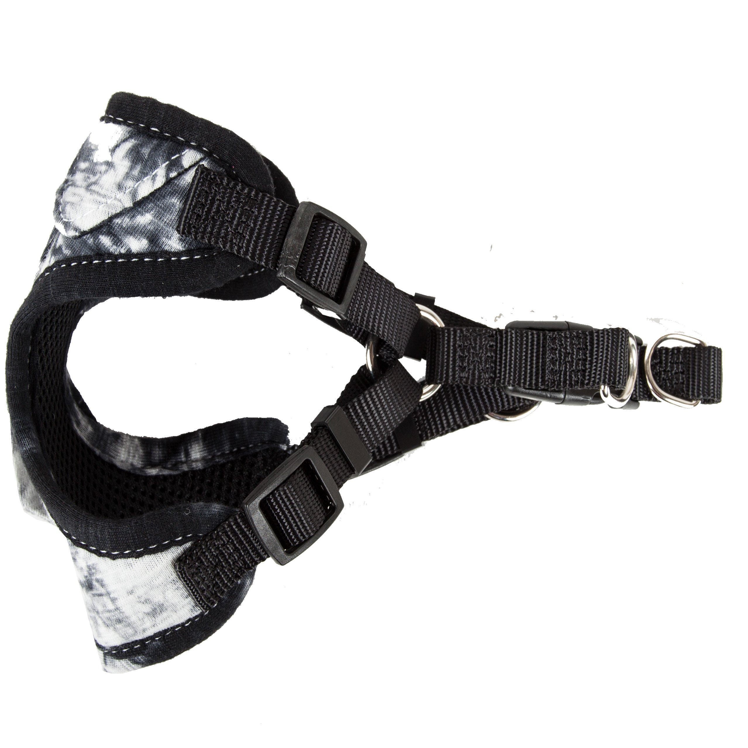 Pet Life Bonatied Mesh Reversed Adjustable Fashion Dog Harness W/ Designer Neck Tie