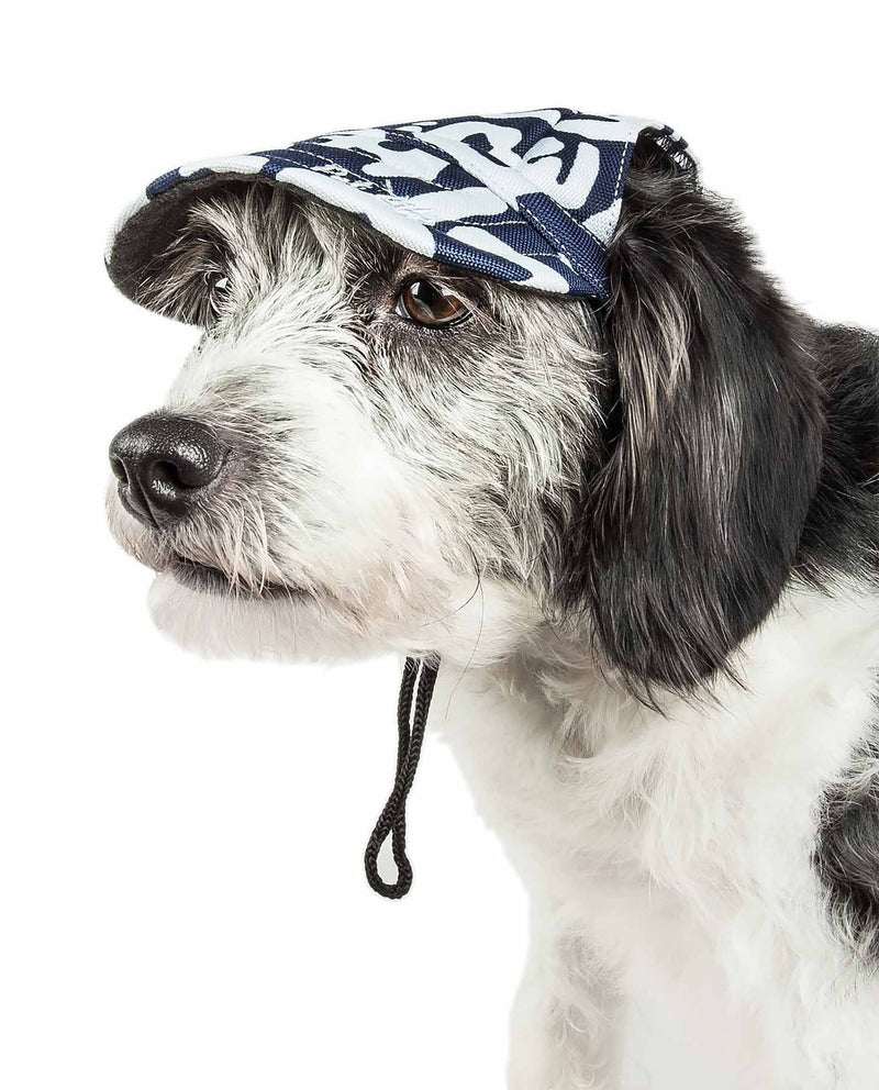 Pet Life Bone Cappa Graffiti Sculptured Uv Protectant Adjustable Fashion Dog Hat Cap
