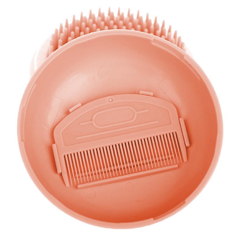 Pet Life ® Bravel 3-in-1 Travel Pocketed Dual Grooming Brush and Pet Comb