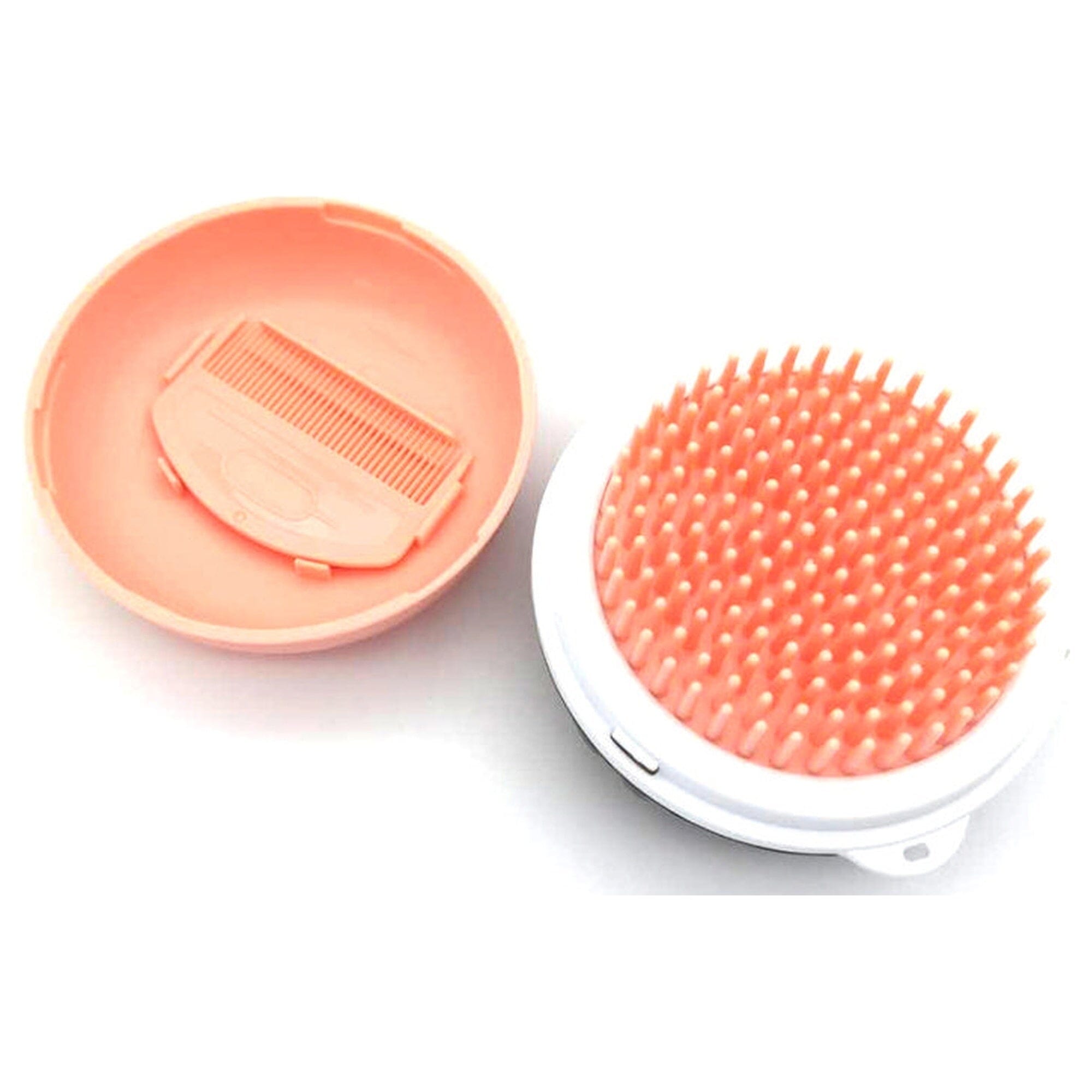 Pet Life Bravel 3-in-1 Travel Pocketed Dual Grooming Brush and Pet Comb | HT Animal Supply
