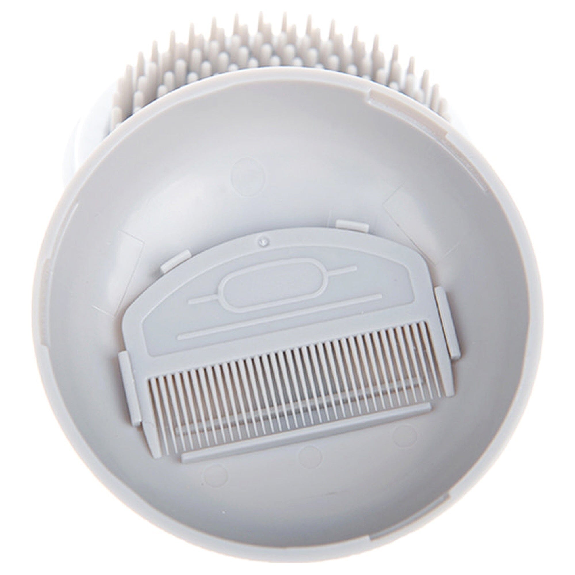 Pet Life Bravel 3-in-1 Travel Pocketed Dual Grooming Brush and Pet Comb | HT Animal Supply
