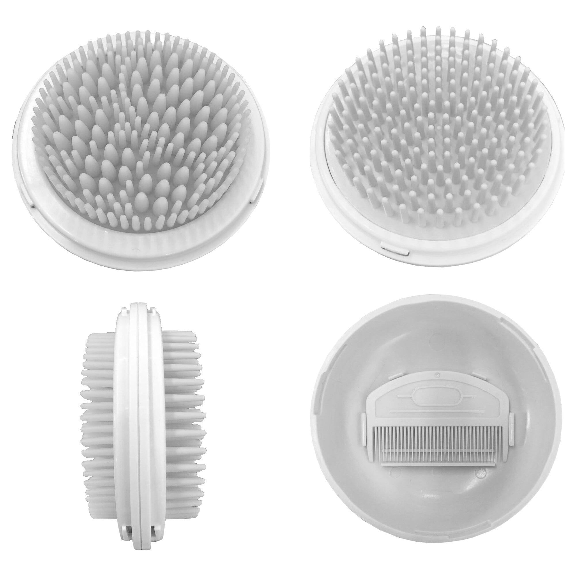 Pet Life Bravel 3-in-1 Travel Pocketed Dual Grooming Brush and Pet Comb | HT Animal Supply