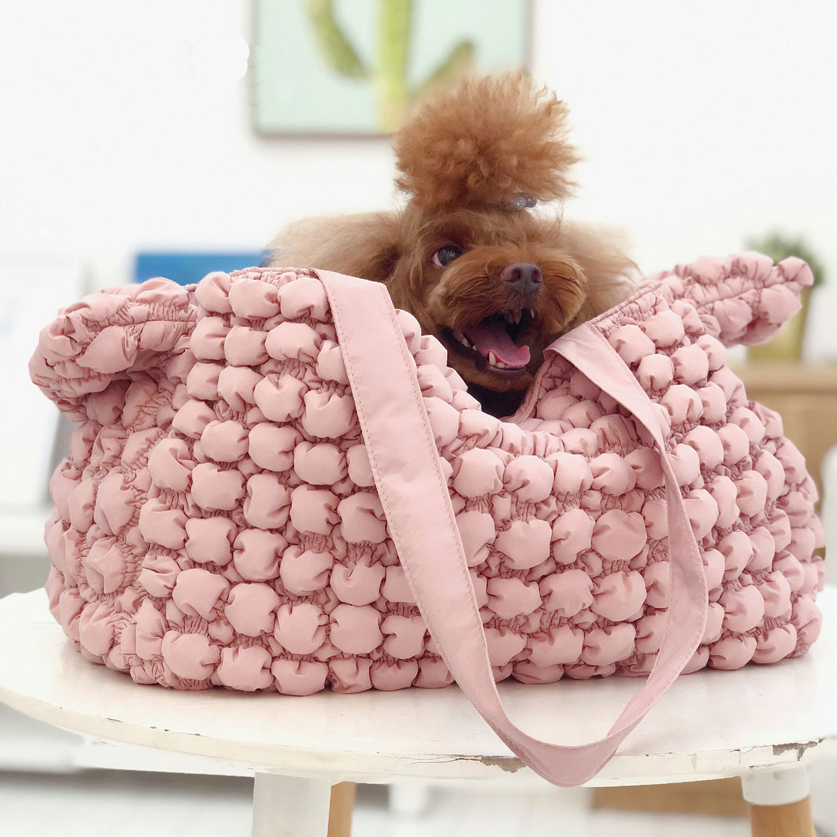 Pet Life Bubble Vogue Ultra-Plush Fashion Designer Pet Carrier