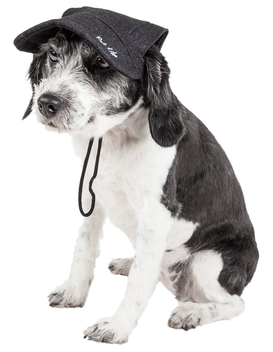 Pet Life Cap-Tivating UV Protectant Adjustable Fashion Dog Hat Cap