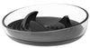 Pet Life Cirlicue Shark Fin Shaped Modern Slow Feeding Pet Bowl
