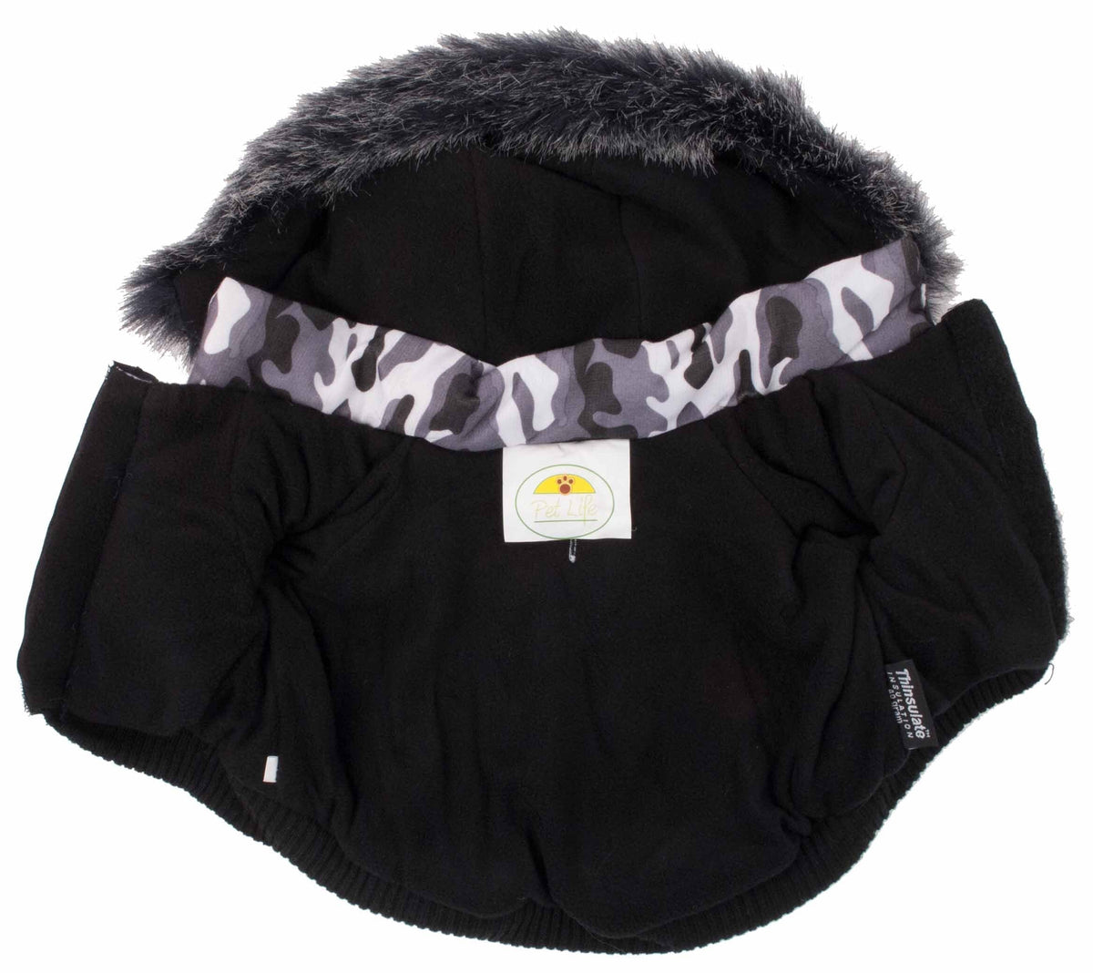 Pet Life Classic Metallic Fashion 3M Insulated Dog Coat Parka w/ Removable Hood | HT Animal Supply