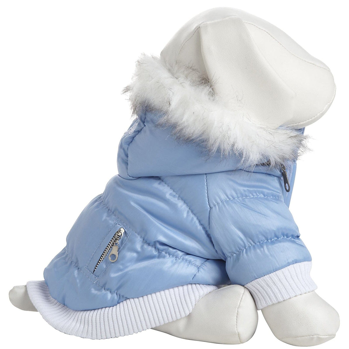 Pet Life Classic Metallic Fashion 3M Insulated Dog Coat Parka w/ Removable Hood | HT Animal Supply