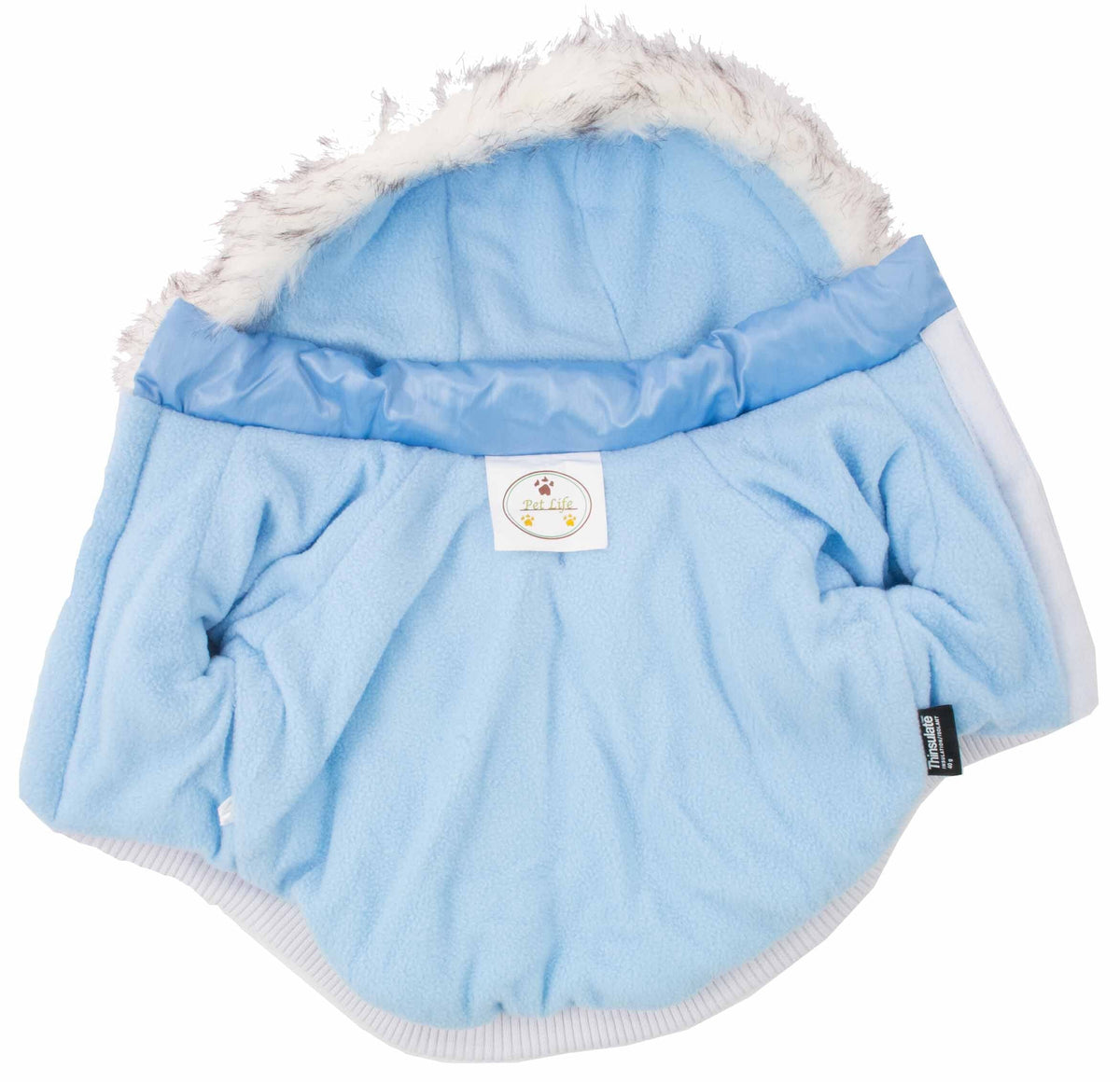 Pet Life Classic Metallic Fashion 3M Insulated Dog Coat Parka w/ Removable Hood | HT Animal Supply