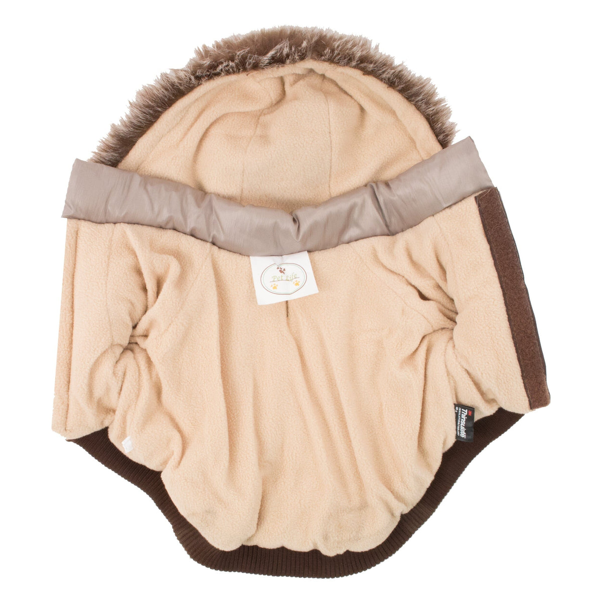 Pet Life Classic Metallic Fashion 3M Insulated Dog Coat Parka w/ Removable Hood | HT Animal Supply