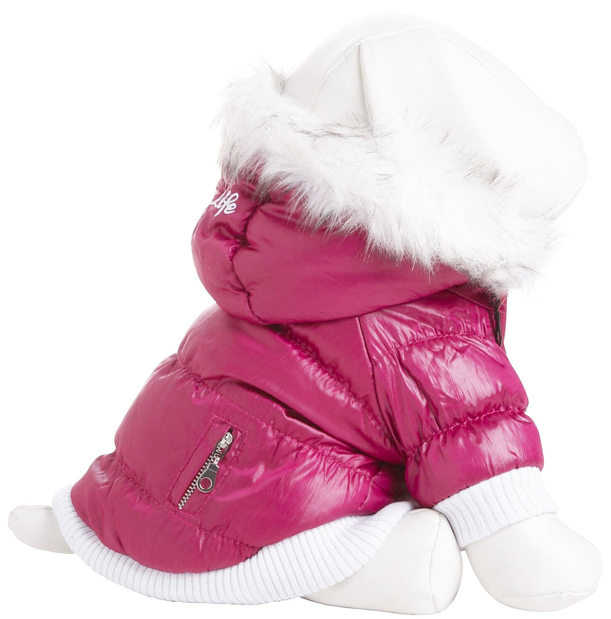 Pet Life Classic Metallic Fashion 3M Insulated Dog Coat Parka w/ Removable Hood | HT Animal Supply