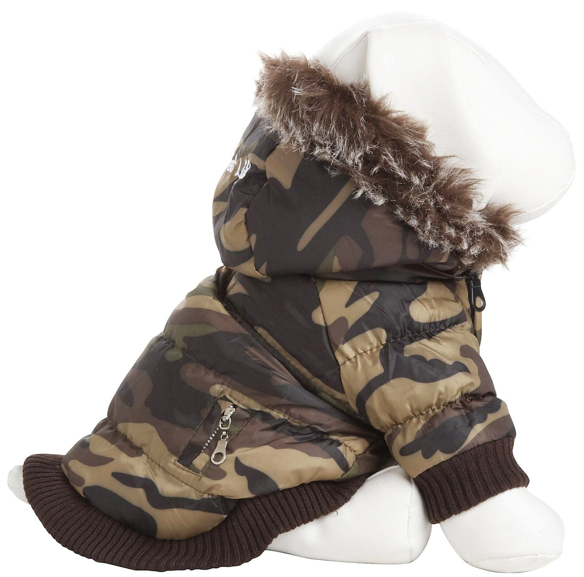 Pet Life Classic Metallic Fashion 3M Insulated Dog Coat Parka w/ Removable Hood | HT Animal Supply