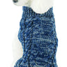 Pet Life ® Classical True Blue Heavy Cable Knitted Ribbed Fashion Dog Sweater