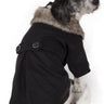 Pet Life ® Coast-Guard Buttoned Fashion Faux-Fur Collared Wool Dog Coat