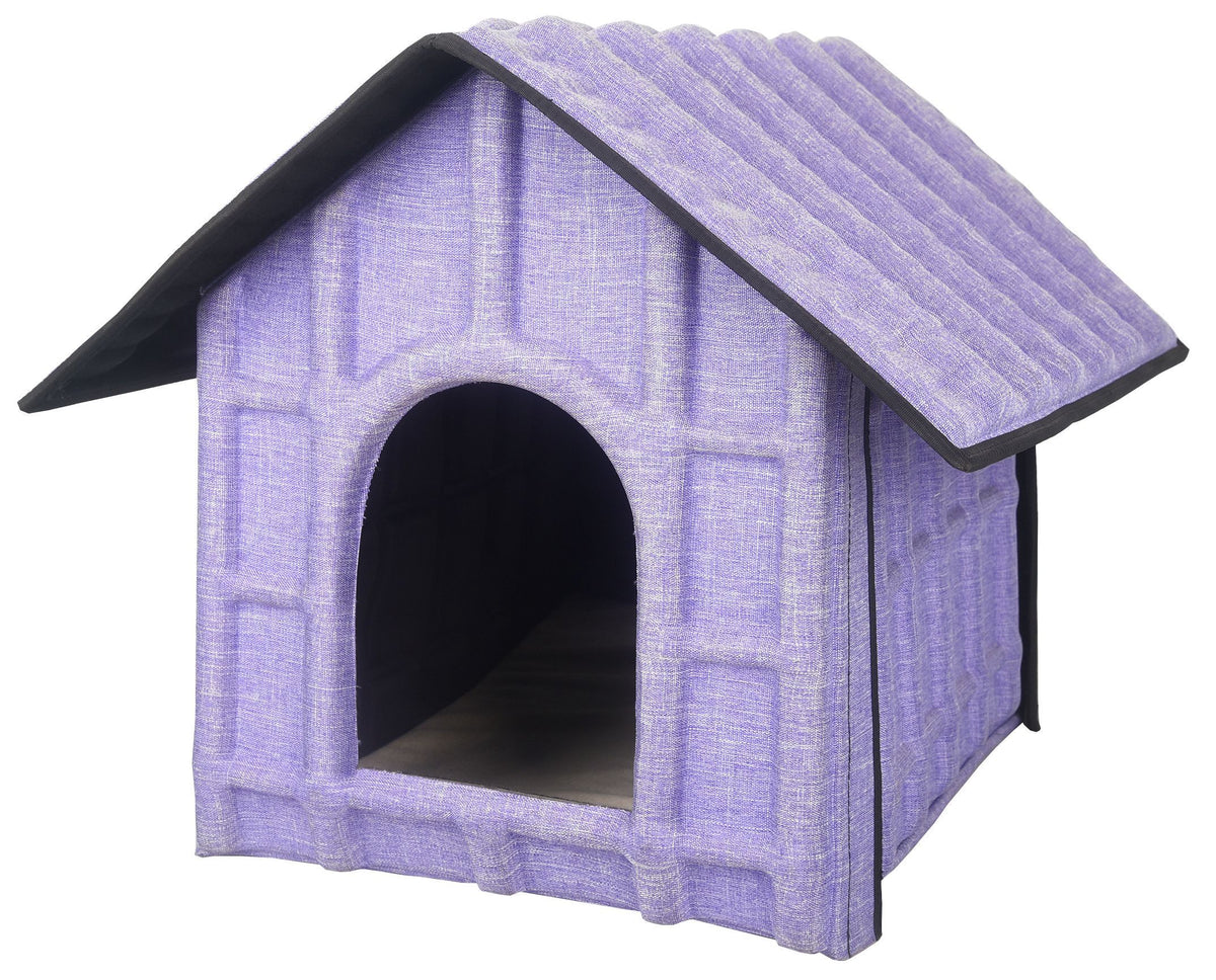 Pet Life Collapsi-Pad Folding Lightweight Travel Pet House with inner Mat