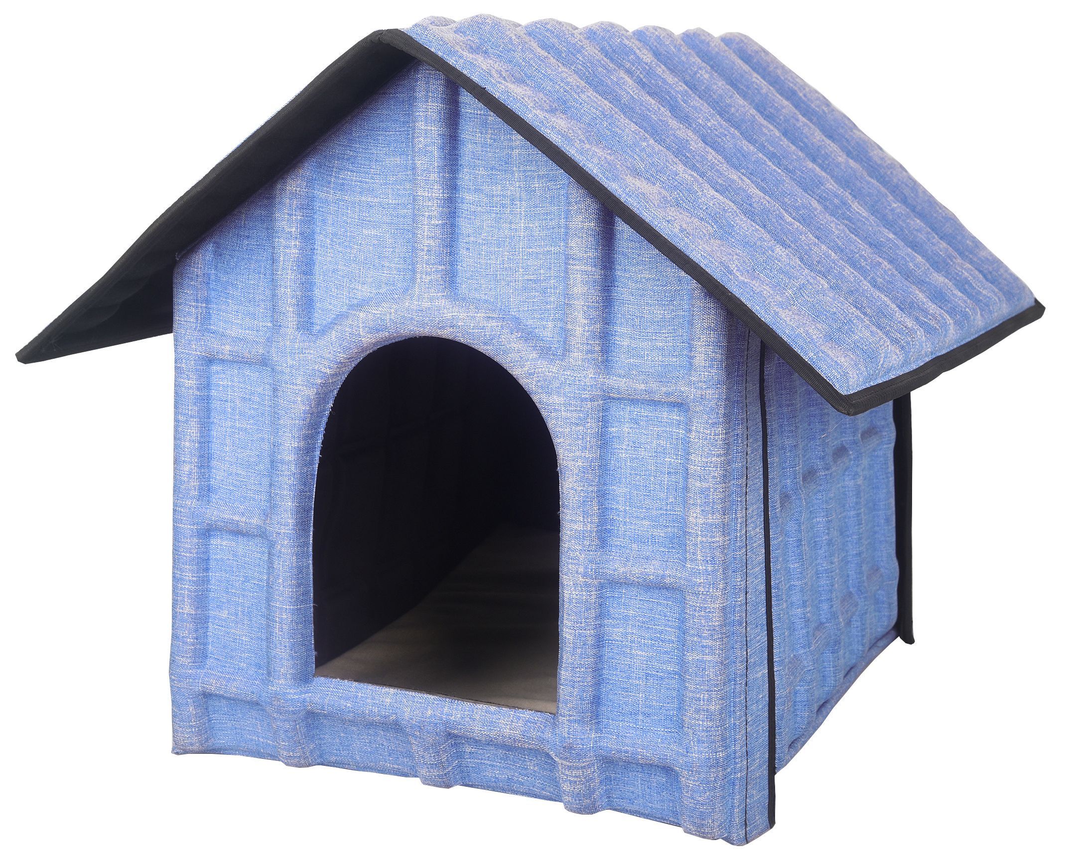 Pet Life ® Collapsi-Pad Folding Lightweight Travel Pet House with inner Mat