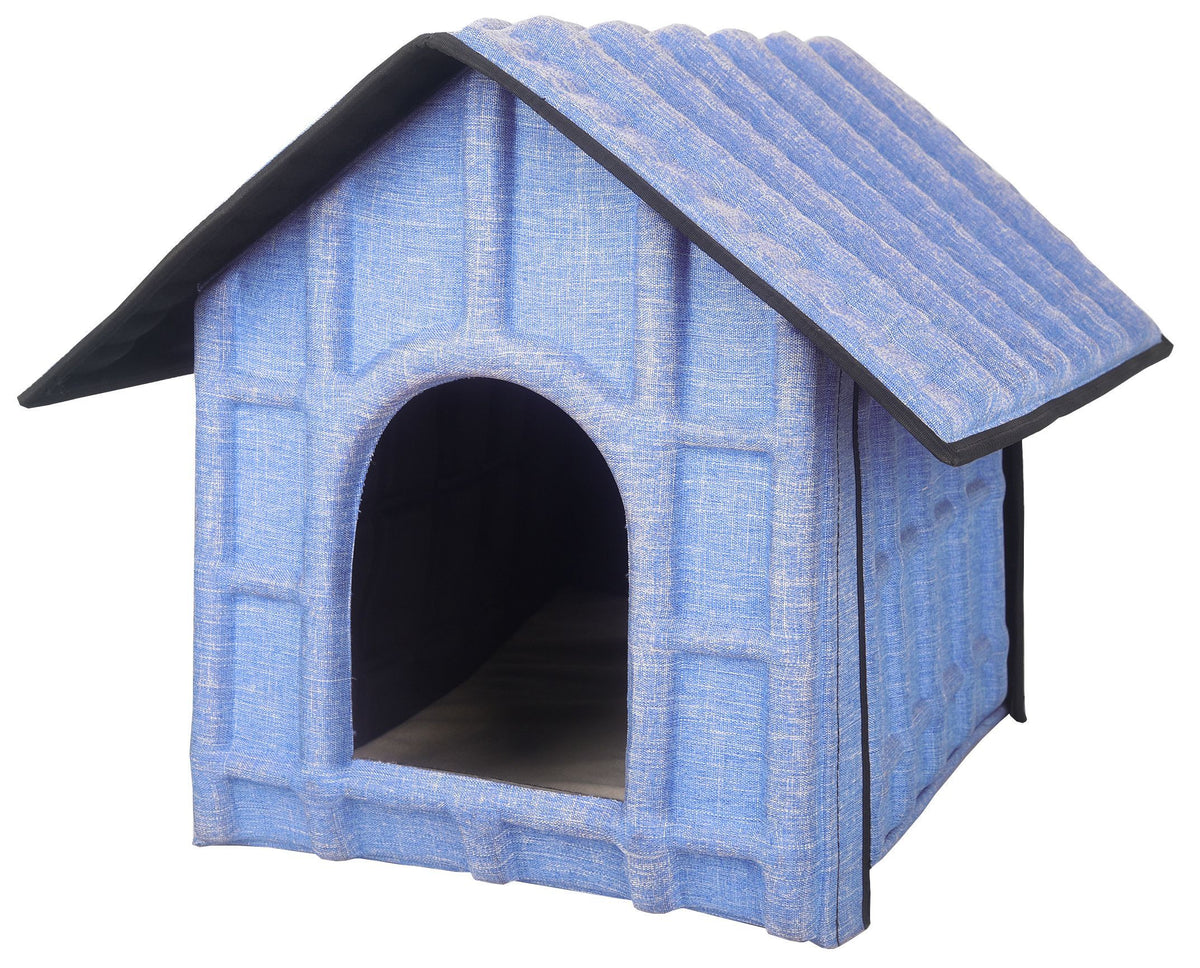 Pet Life Collapsi-Pad Folding Lightweight Travel Pet House with inner Mat