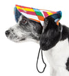 Pet Life Colorfur Floral UV Protectant Adjustable Fashion Dog Hat Cap