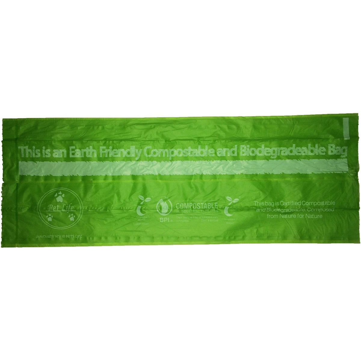 Pet Life Compostable 100% Recyclable and Biodegradable Eco-Friendly Pet Cat Dog Waste Bags from Thermoplastic Starch