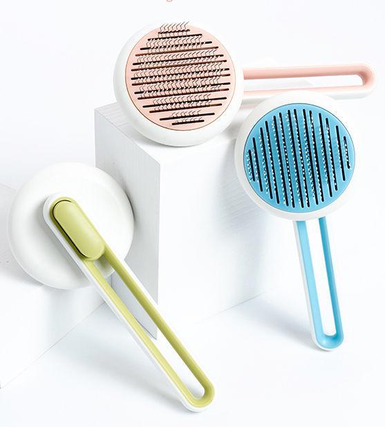Pet Life Concepto Modern Bristle Grooming Pet Deshedder Comb