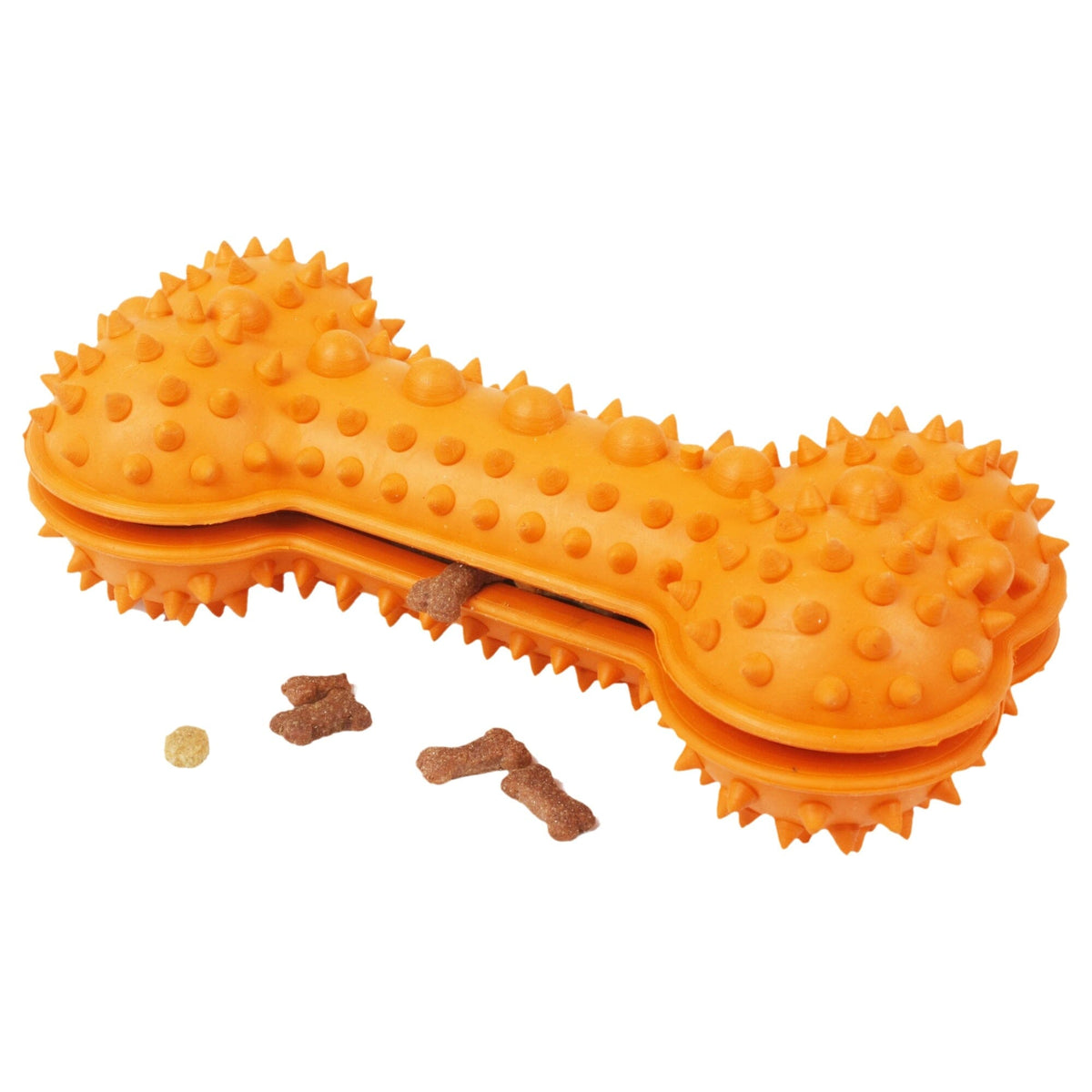 Pet Life Denta-Bone TPR Treat Dispensing and Dental Cleaning Durable Dog Toy | HT Animal Supply