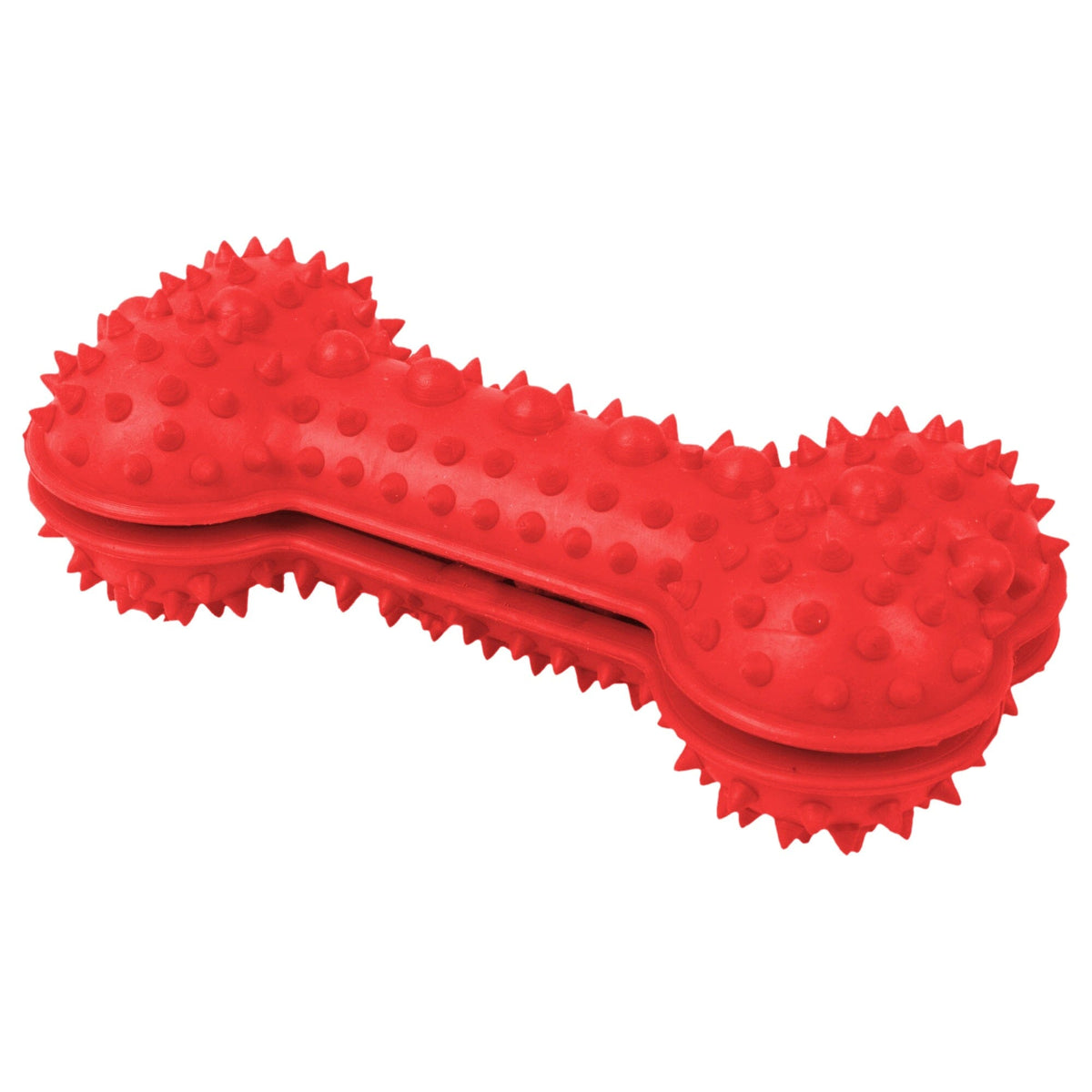 Pet Life Denta-Bone TPR Treat Dispensing and Dental Cleaning Durable Dog Toy | HT Animal Supply