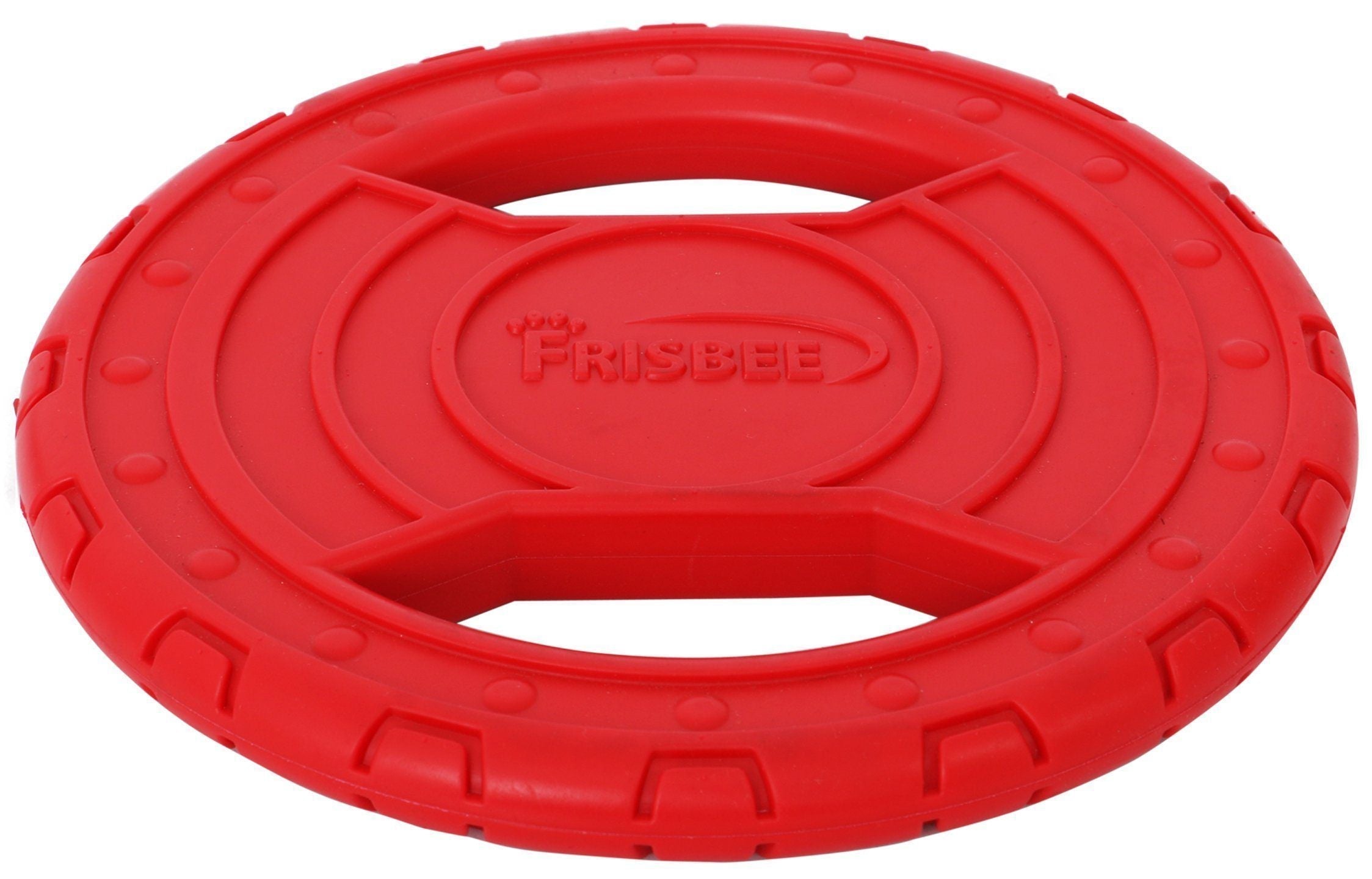 Pet Life ® Denta-Toss Frisbee Chew and Fetch Waterproof Floating Dog Toy