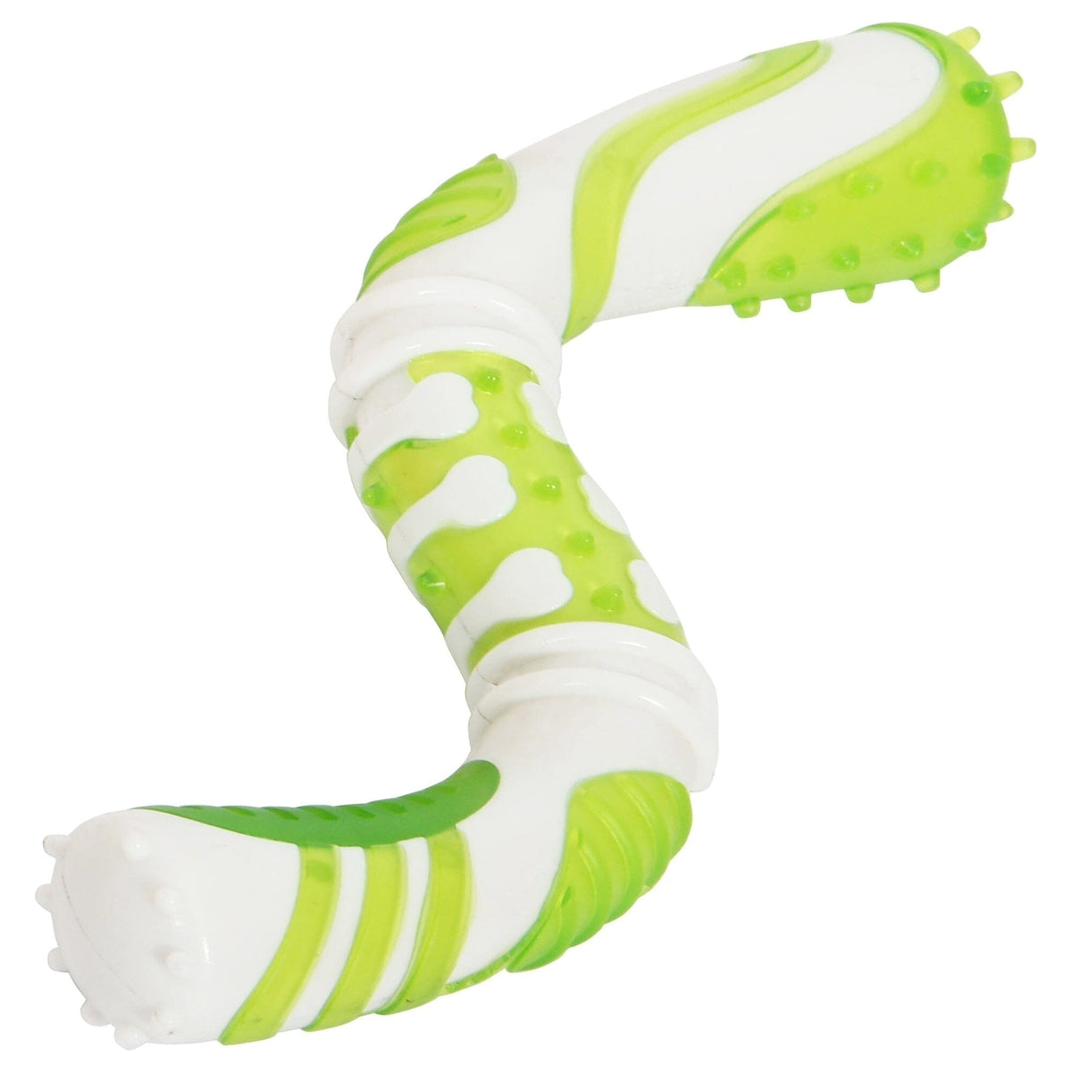 Pet Life Denta-Twist TPR Durable Dental Chew Toy | HT Animal Supply