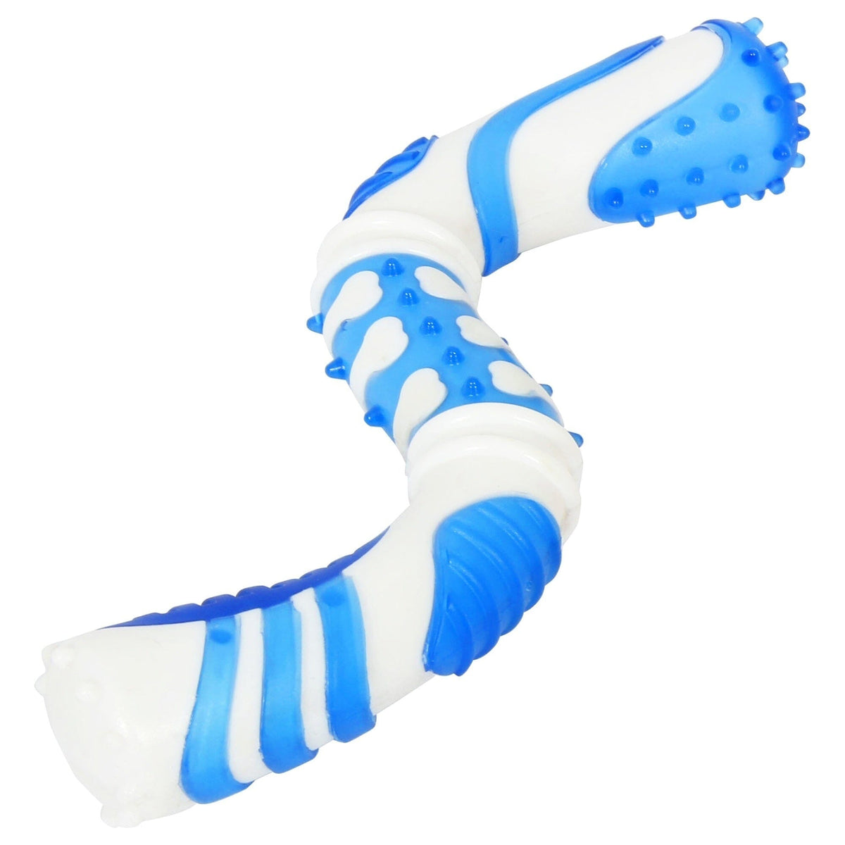 Pet Life Denta-Twist TPR Durable Dental Chew Toy | HT Animal Supply