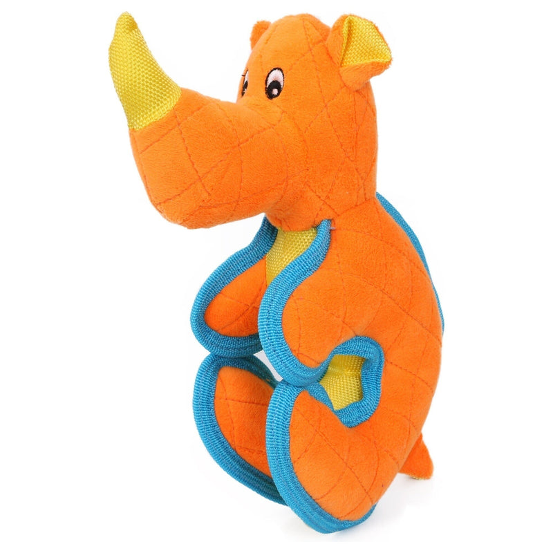Pet Life Dino-Funimal Animated Nylon Plush Squeaker Dog Toy | HT Animal Supply