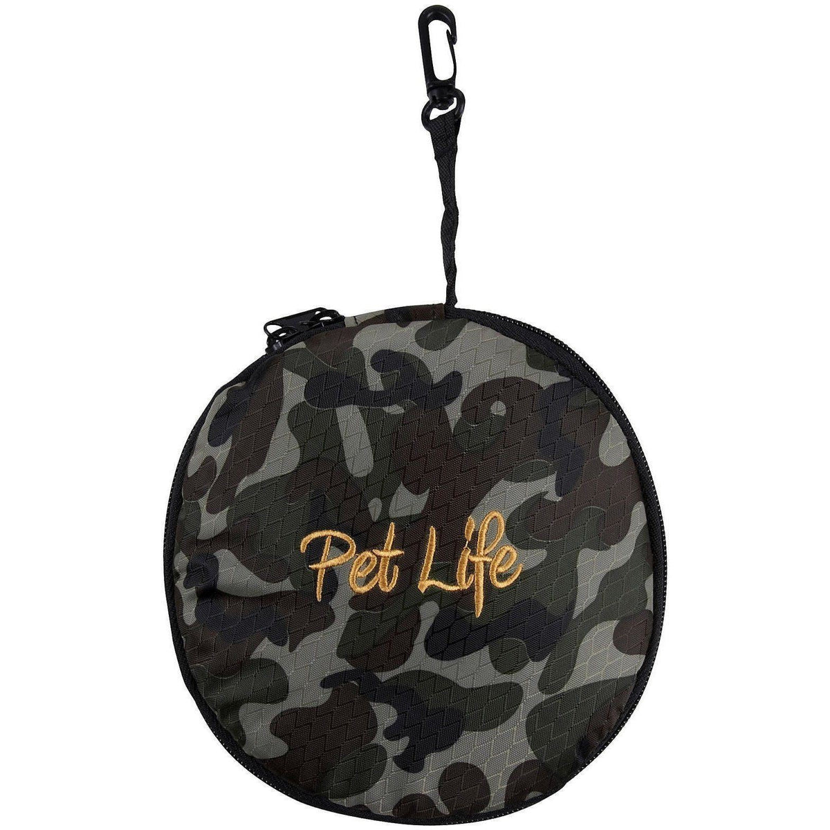 Pet Life Dual Folding Food and Water Collapsible Pet Travel Cat and Dog Bowl
