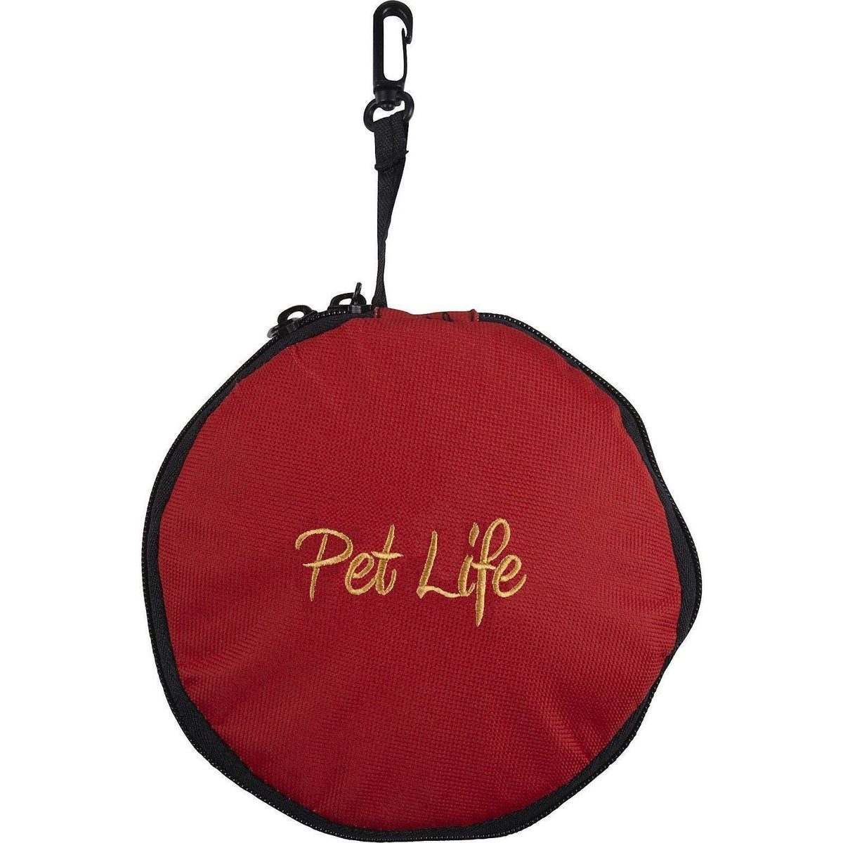 Pet Life Dual Folding Food and Water Collapsible Pet Travel Cat and Dog Bowl